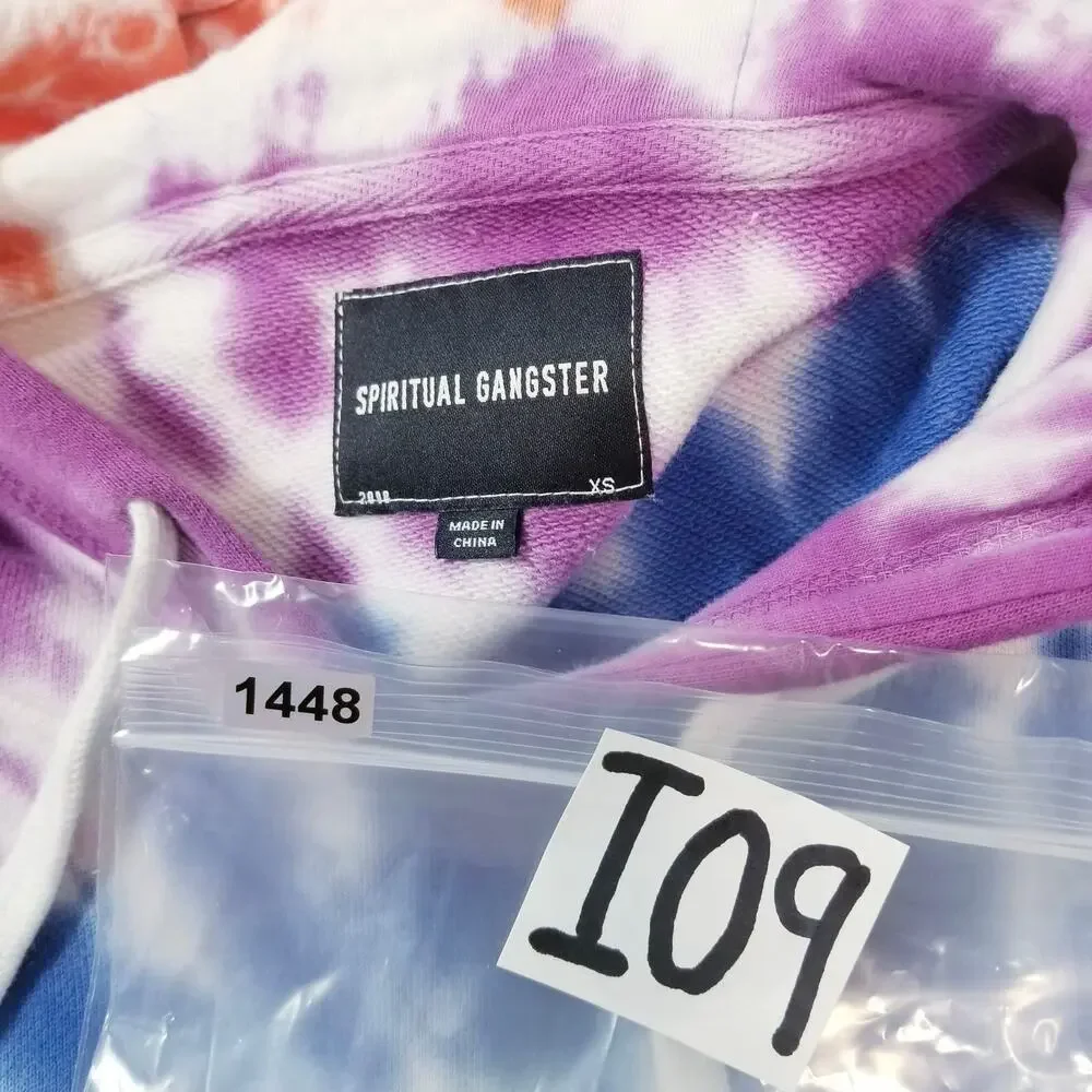 Spiritual Gangster x Peloton Unisex Tie Dye Hoodie Pullover Sweater